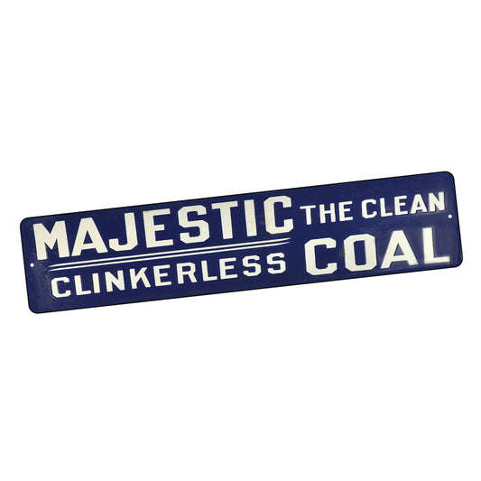 SI-STR-083 Street Sign - Novelty Majestic Clean Coal