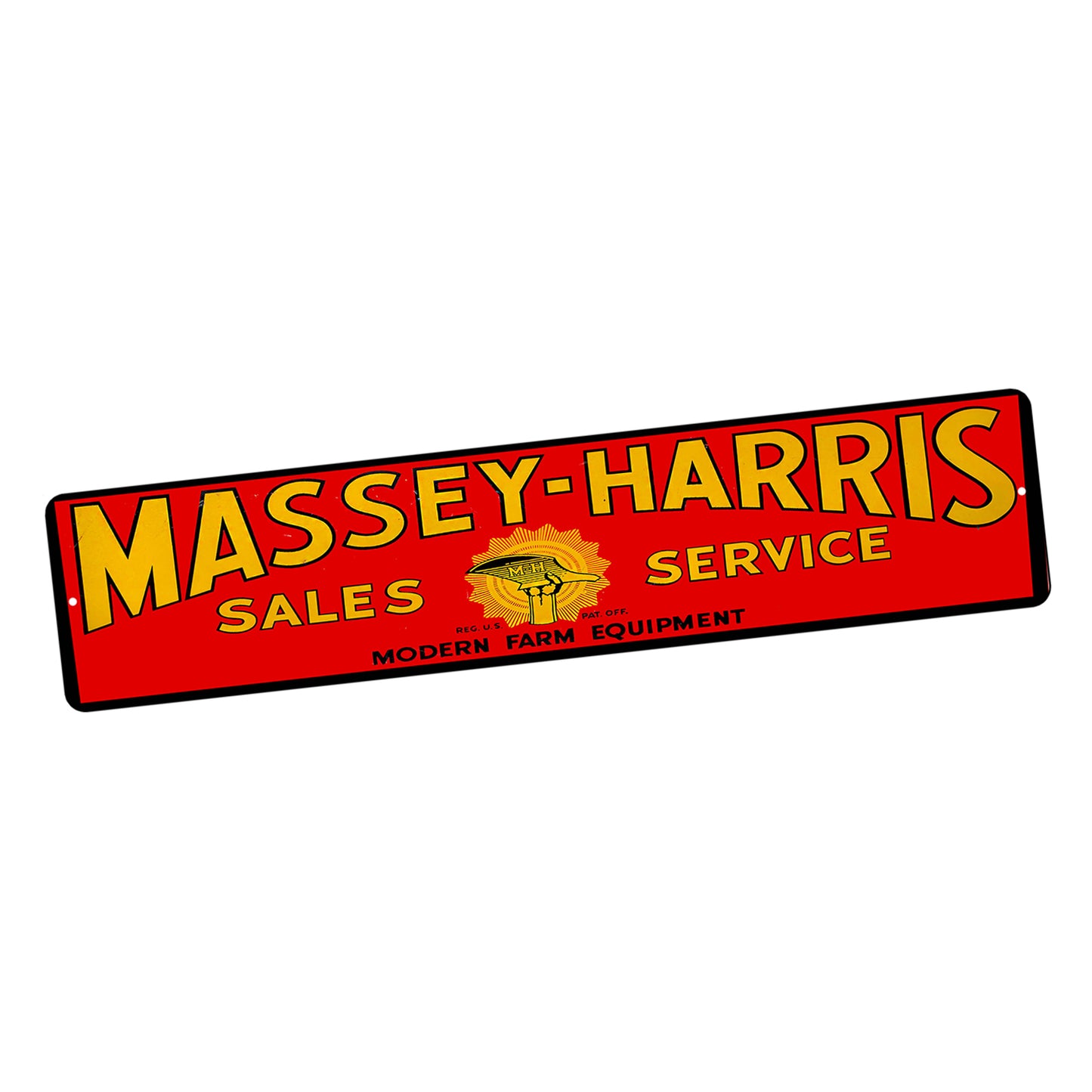 SI-STR-094 Street Sign - Tractors Massey-Harris Sales Service