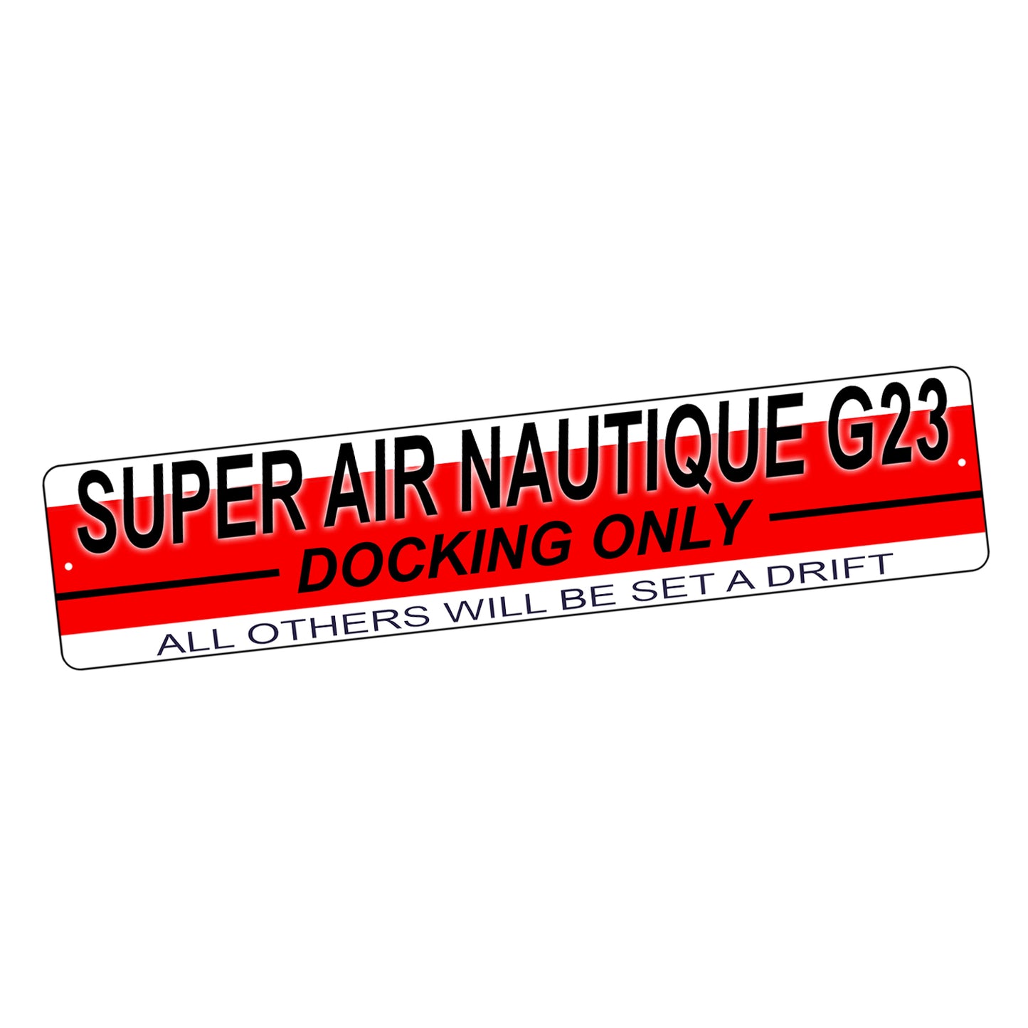 SI-STR-099 Street Sign - Boat Super Air Nautique G23