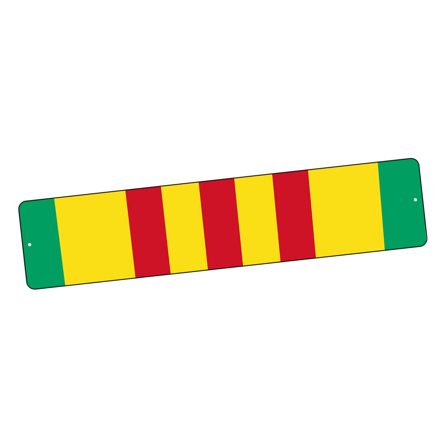 SI-STR-105 Street Sign - Military Vietnam Campaign Ribbon
