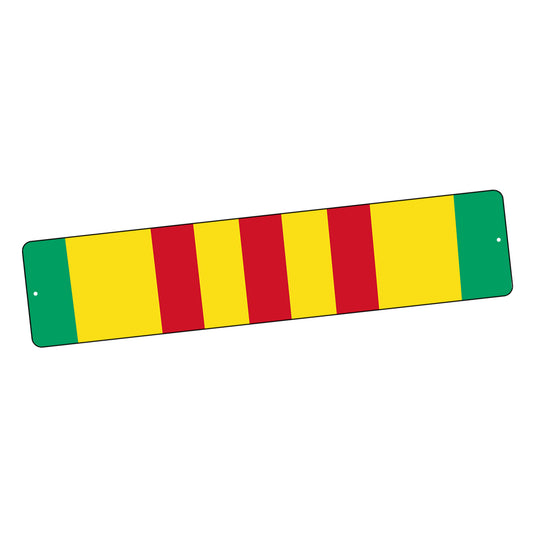 SI-STR-105 Street Sign - Military Vietnam Campaign Ribbon