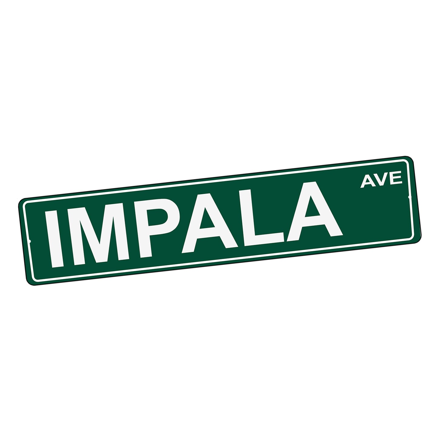 SI-STR-115 Street Sign - Cars Chevrolet Car Model Names
