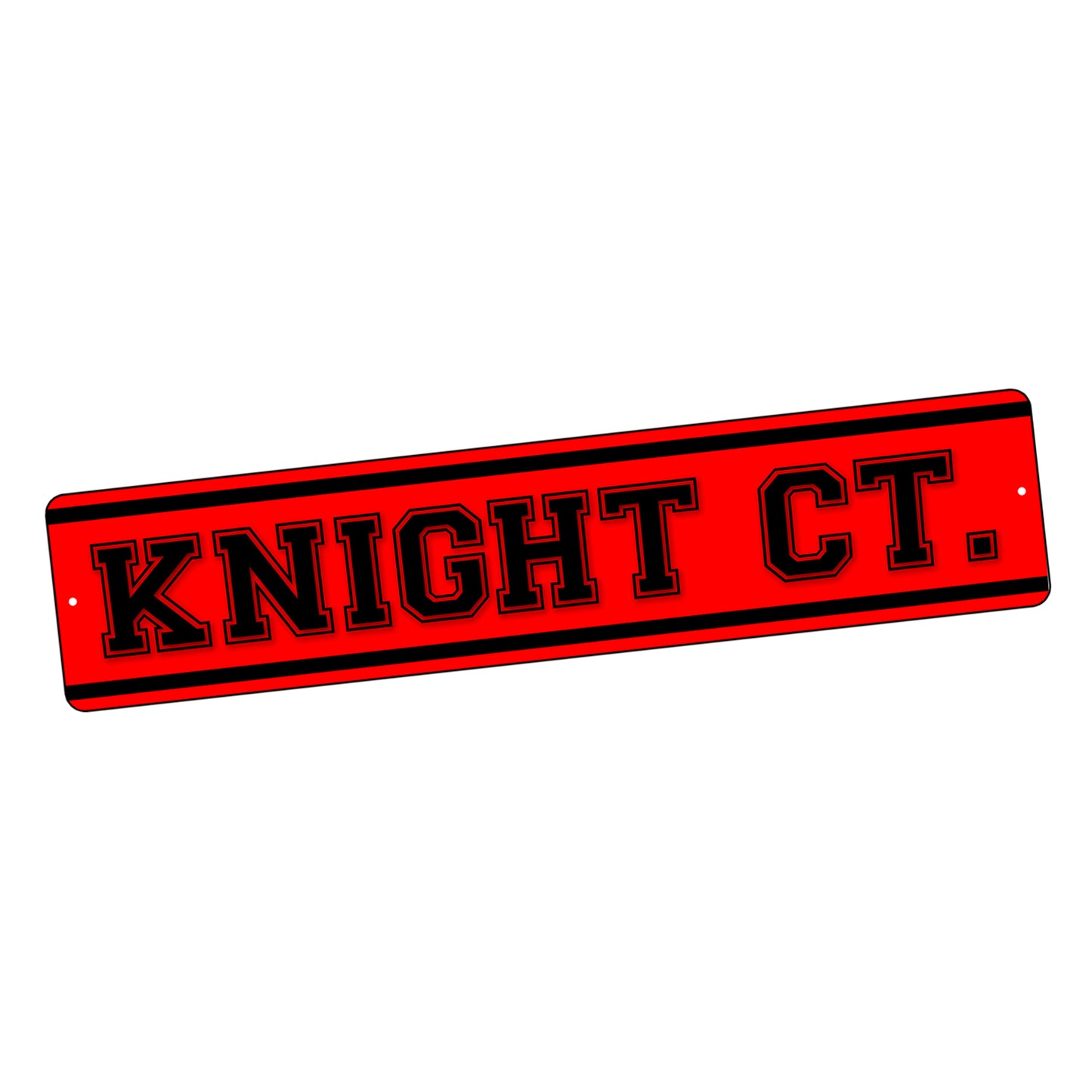 SI-STR-118 Street Sign - Sports Texas Tech Bobby Knight Court