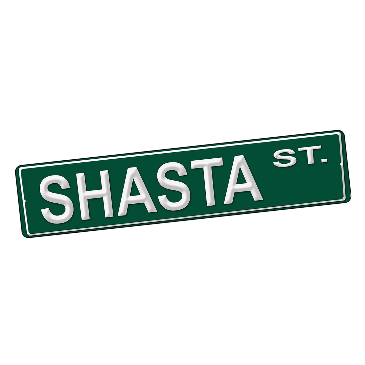 SI-STR-126 Street Sign - Travel RV Shasta Street