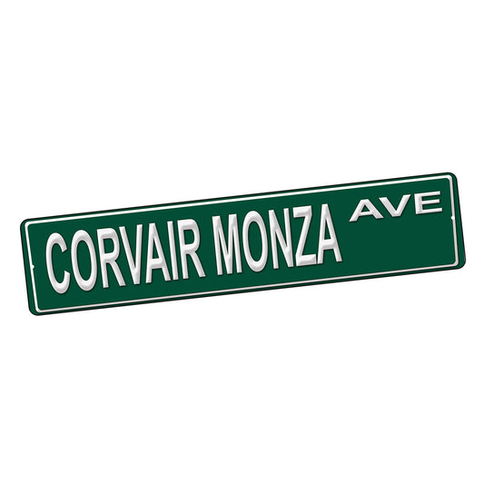 SI-STR-128 Street Sign - Cars Corvair Monza Avenue Classic Car