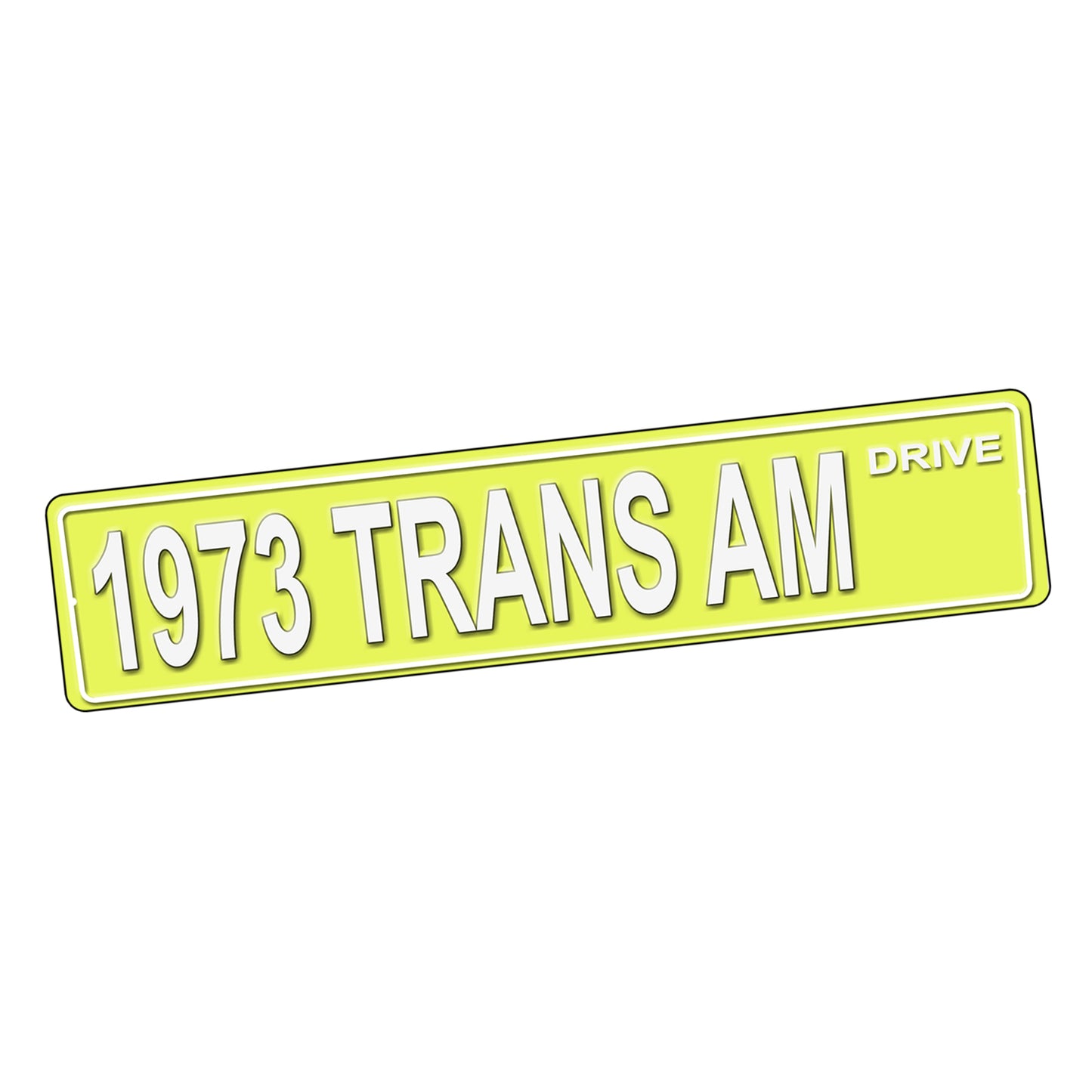 SI-STR-130 Street Sign - Trans Am 1973 Exterior Colors