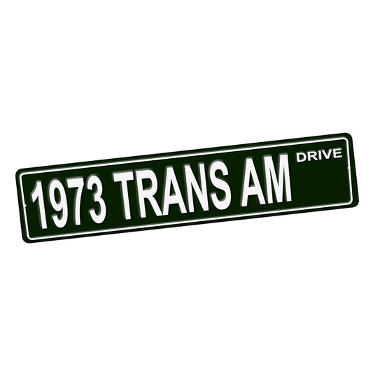 SI-STR-130 Street Sign - Trans Am 1973 Exterior Colors