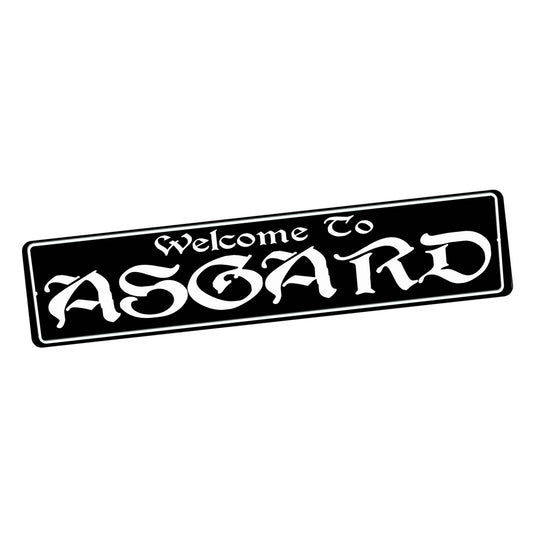 SI-STR-172 Street Sign - TV Welcome To Asgard Sign