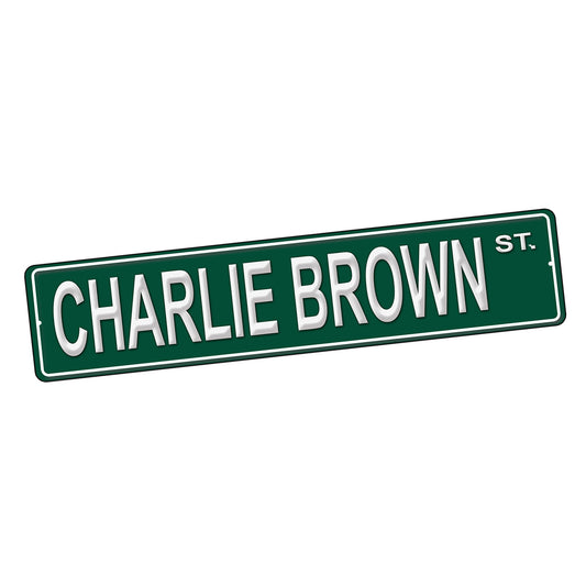 SI-STR-208 Street Sign - Charlie Brown Character Names