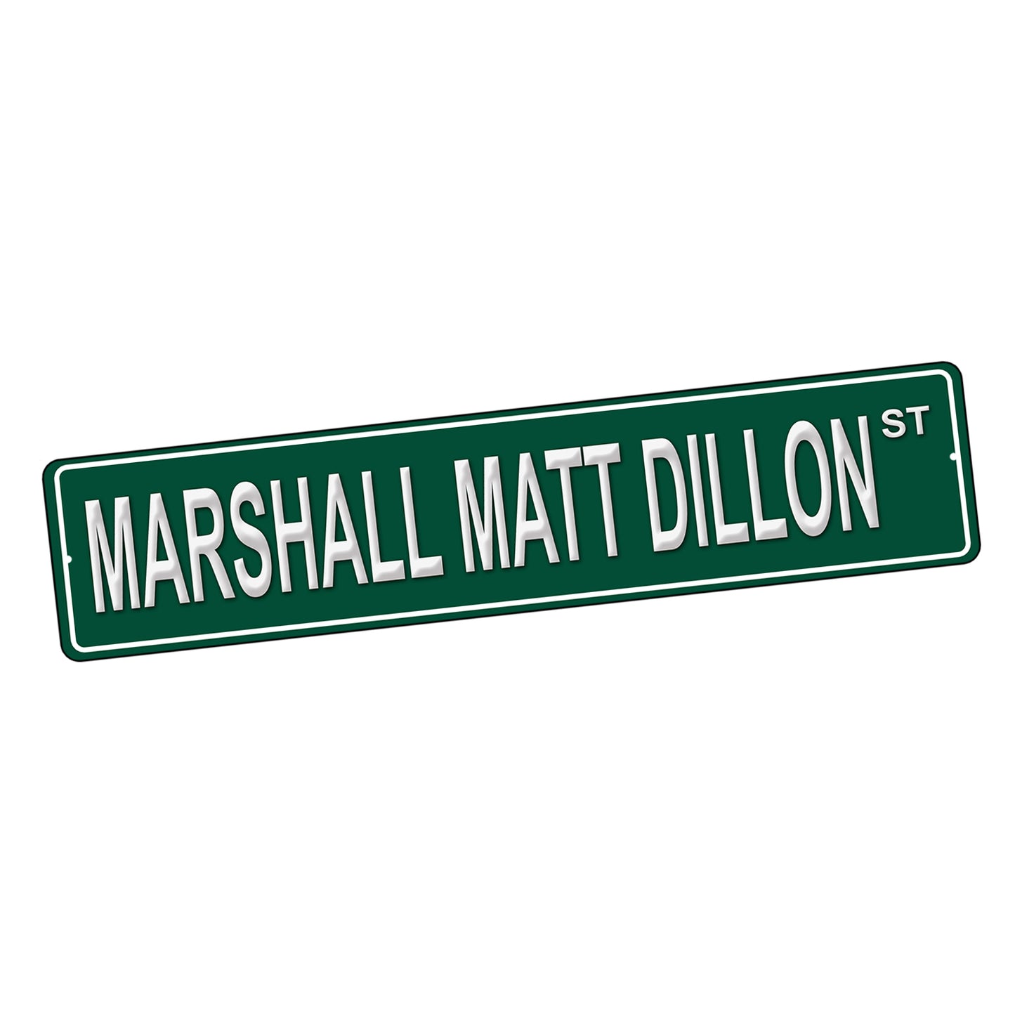 SI-STR-210 Street Sign - 1960's Western Gunsmoke TV Show Character Names