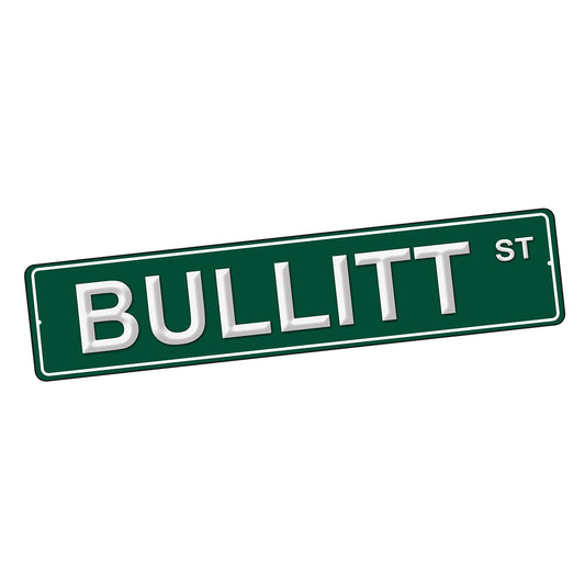 SI-STR-220 Street Sign - Mustang Bullitt Movie