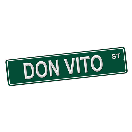 SI-STR-224 Street Sign - Movie Don Vito Design