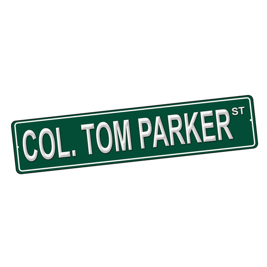 SI-STR-239 Street Sign - Music Elvis Presley Col. Tom Parker