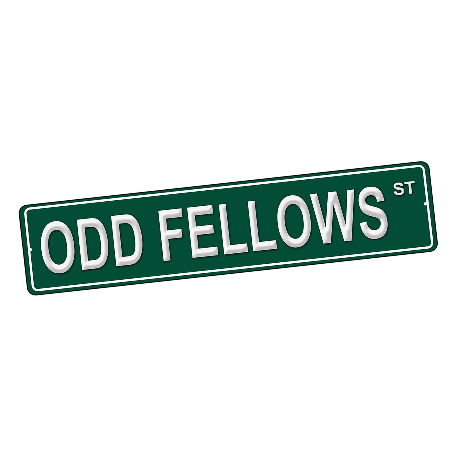 SI-STR-242 Street Sign - Brotherhood Odd Fellows Design