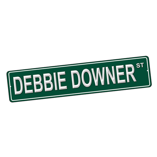 SI-STR-245-2 Street Sign - TV SNL Debby Downer Design
