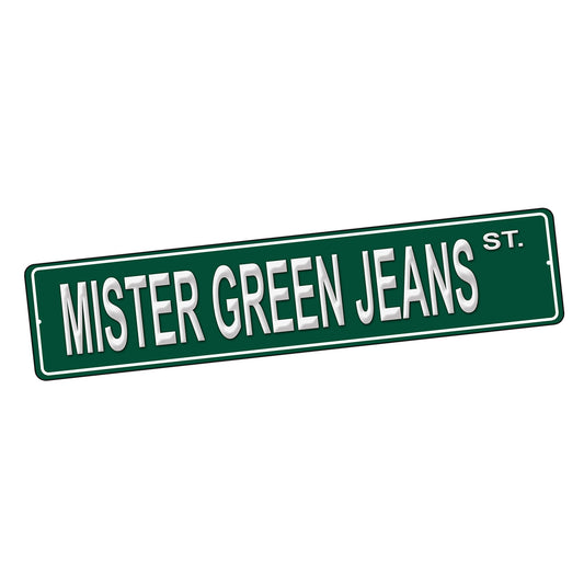 SI-STR-263-1 Street Sign - TV Show Captain Kangaroo Mister Green Jeans