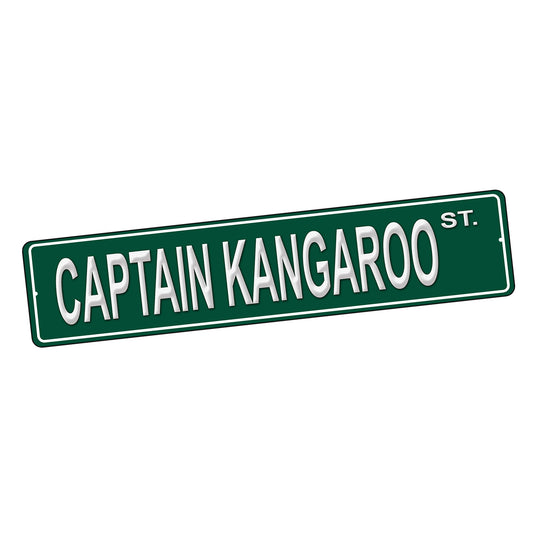 SI-STR-263-2 Street Sign - TV Show Captain Kangaroo Kids Show