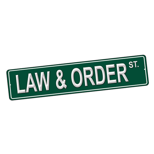 SI-STR-272 Street Sign - TV Show Law and Order