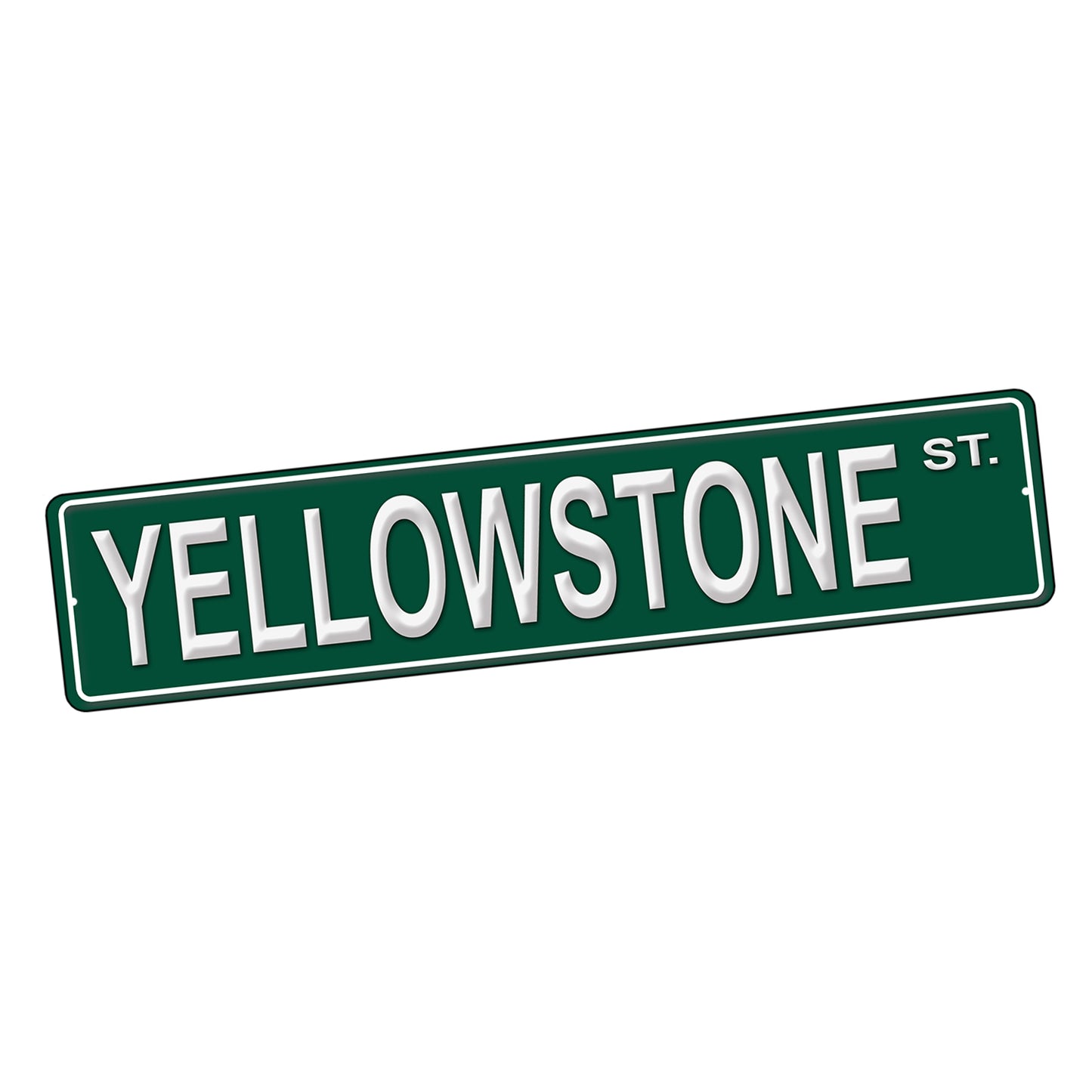 SI-STR-291 Street Sign - TV Yellowstone National Park