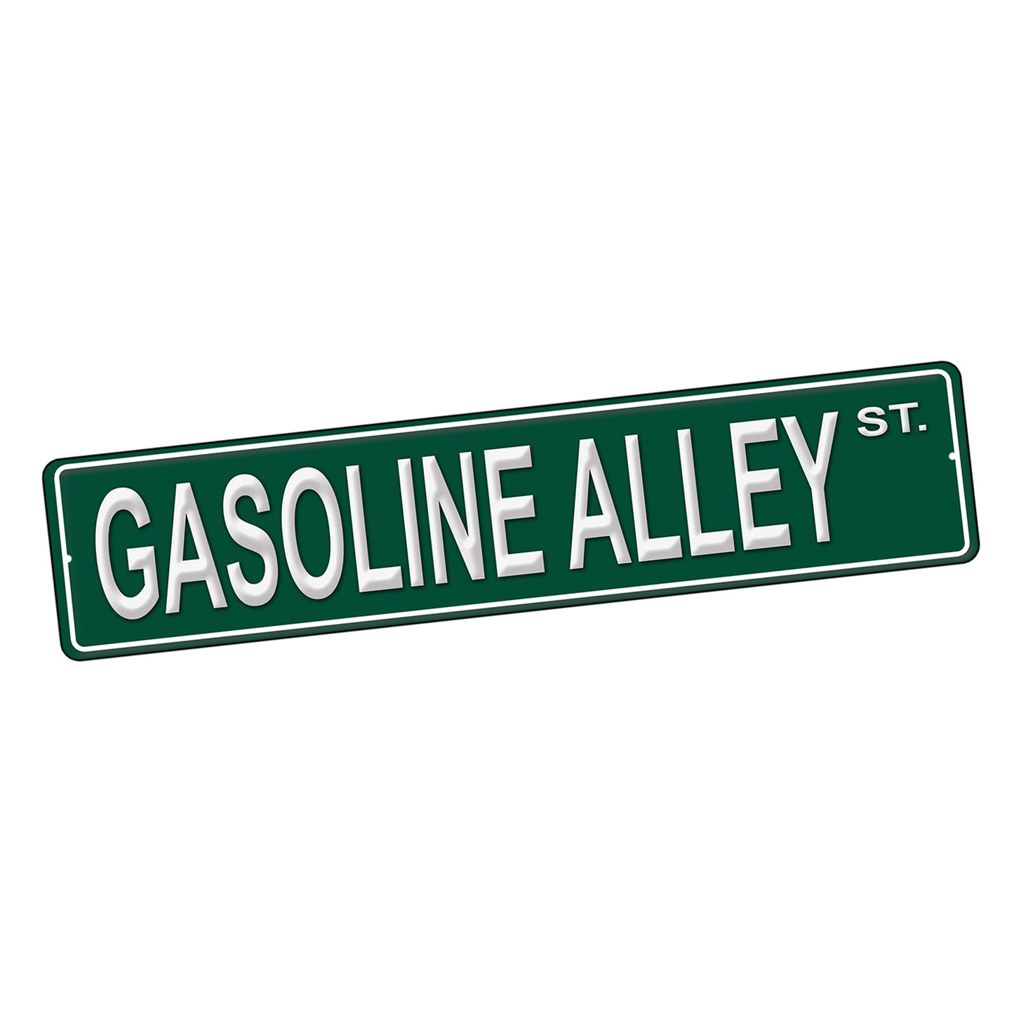 SI-STR-292 Street Sign - Racing Gasoline Alley Design