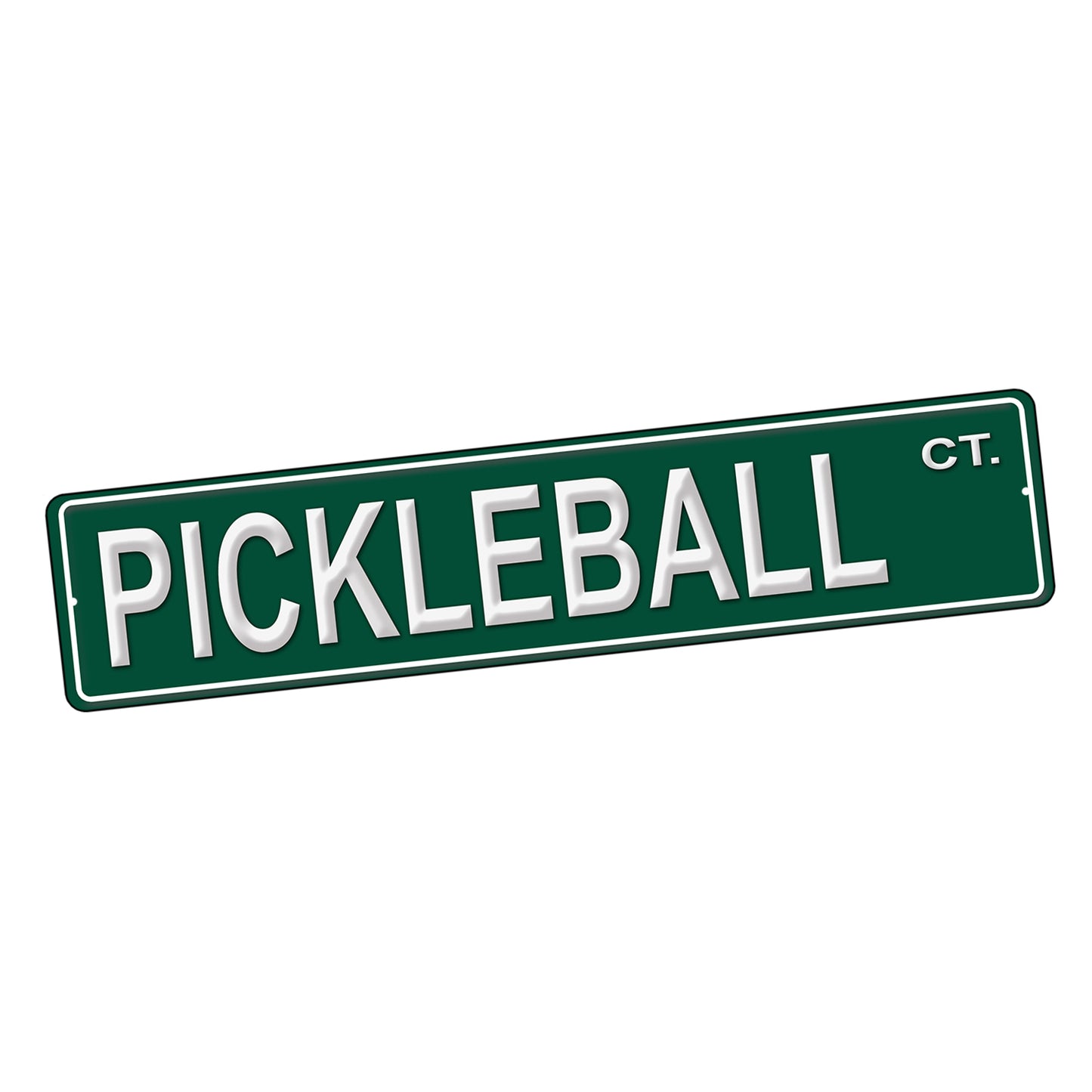 SI-STR-297 Street Sign - Sports Pickleball Design