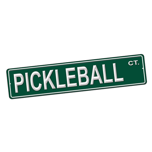 SI-STR-297 Street Sign - Sports Pickleball Design