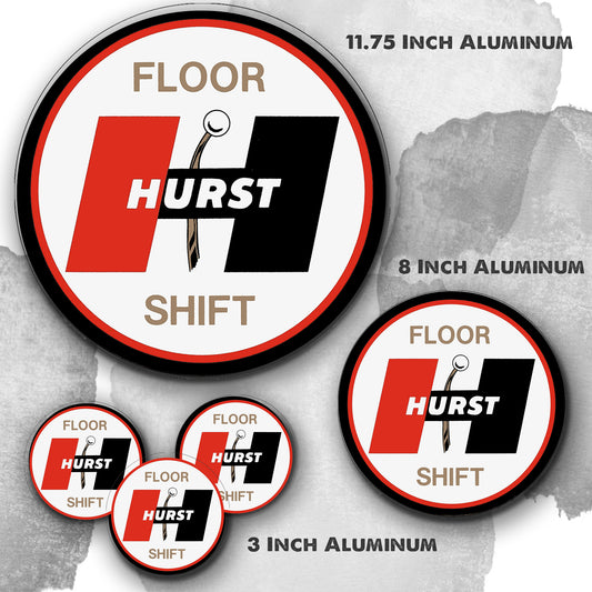Round Signs - Hurst / Olds Floor Shift Shifters
