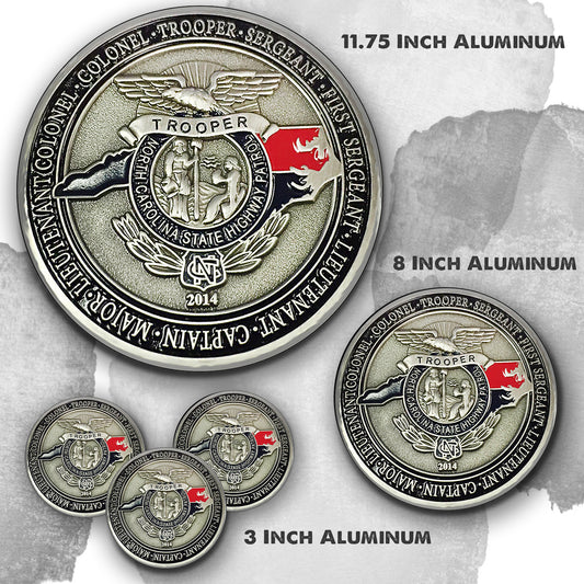 Round Signs - North Carolina State Highway Patrol Trooper