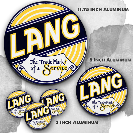Round Signs - Lang Trade Mark of Service