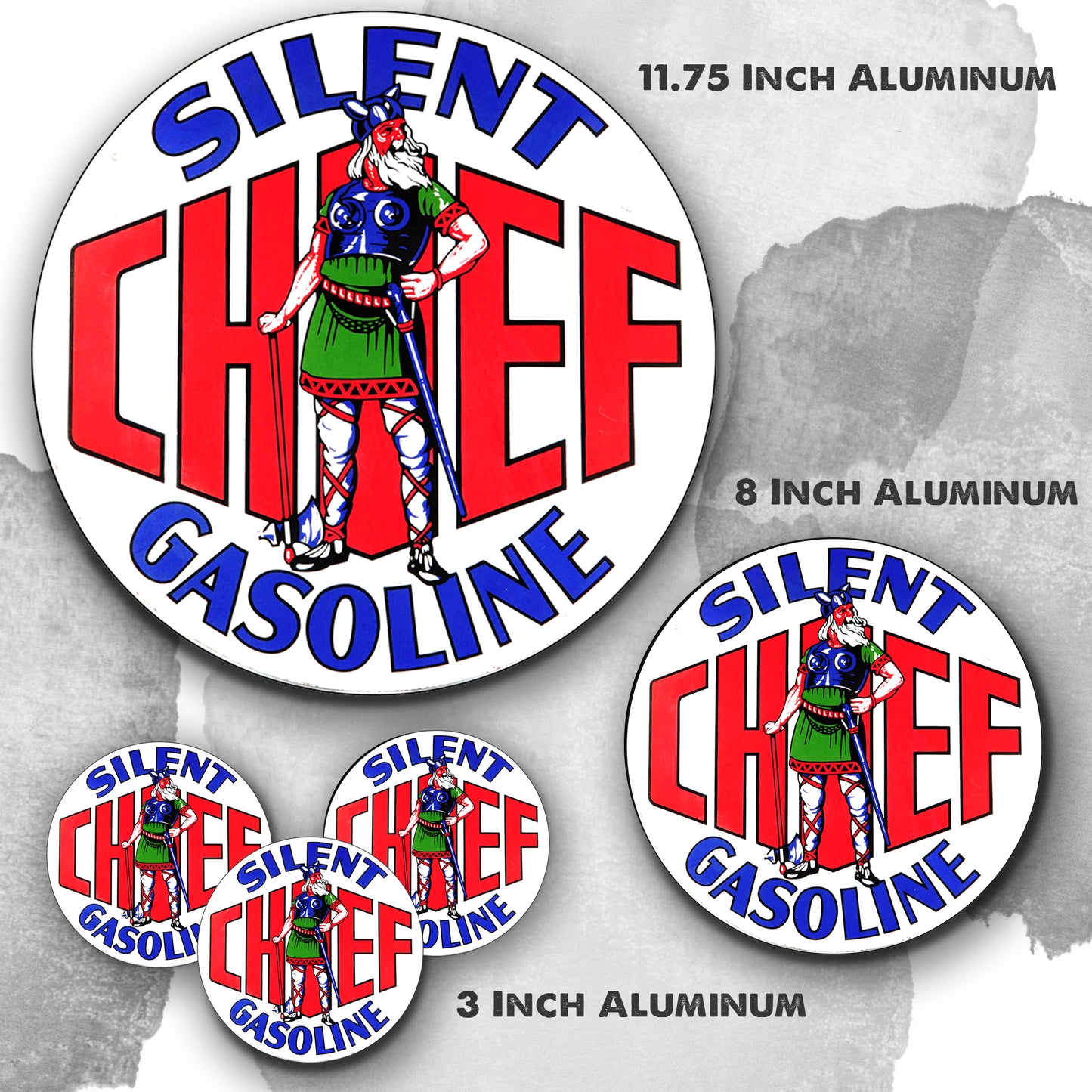 Round Signs - Clark Gasoline and Oil (Copy)