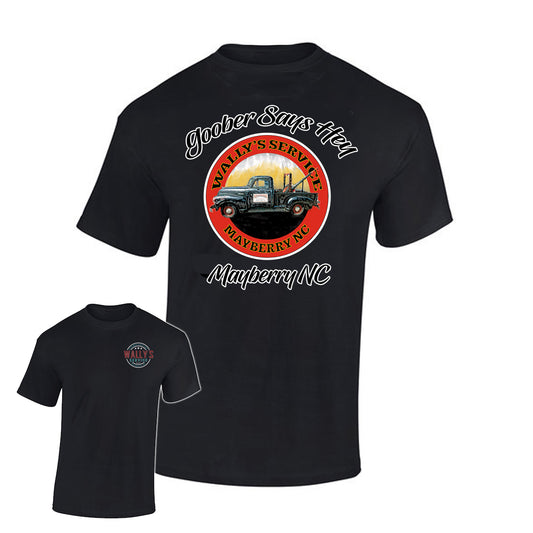 TS-007 T-shirt Cotton - Mayberry Wally's Service Wrecker Round