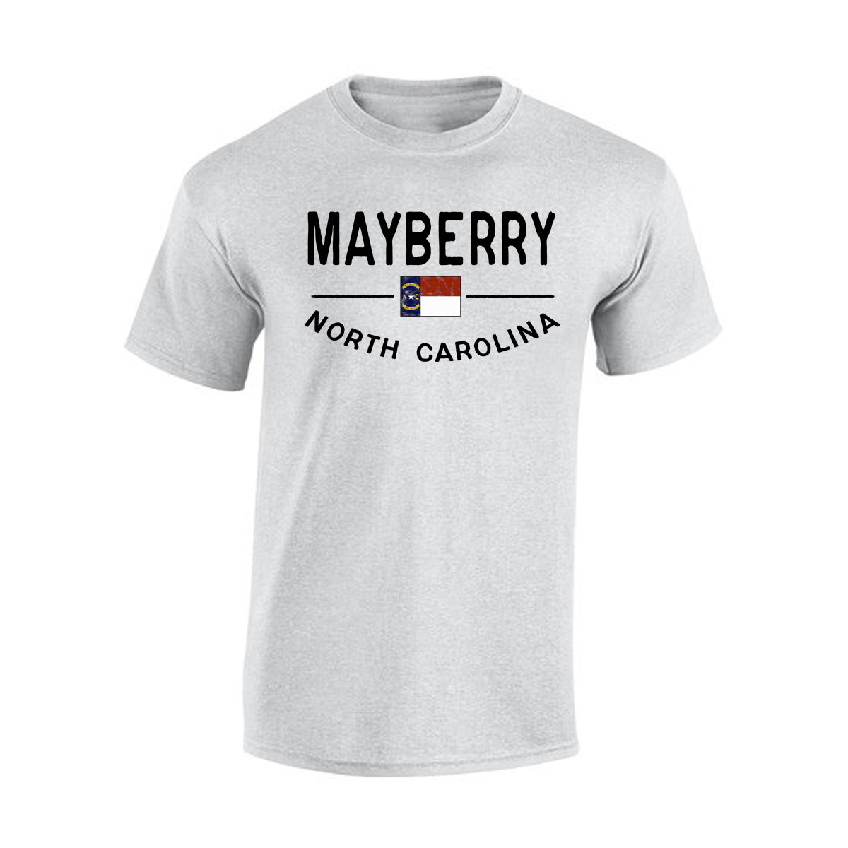 TS-005 T-shirt Cotton - Mayberry North Carolina State Flag Design