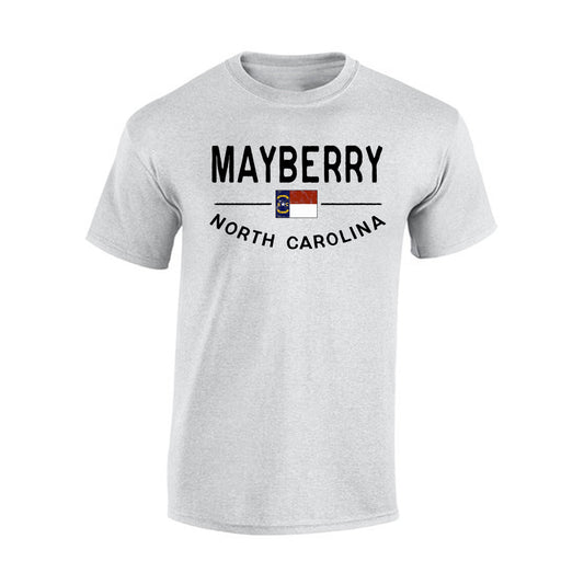 TS-005 T-shirt Cotton - Mayberry North Carolina State Flag Design