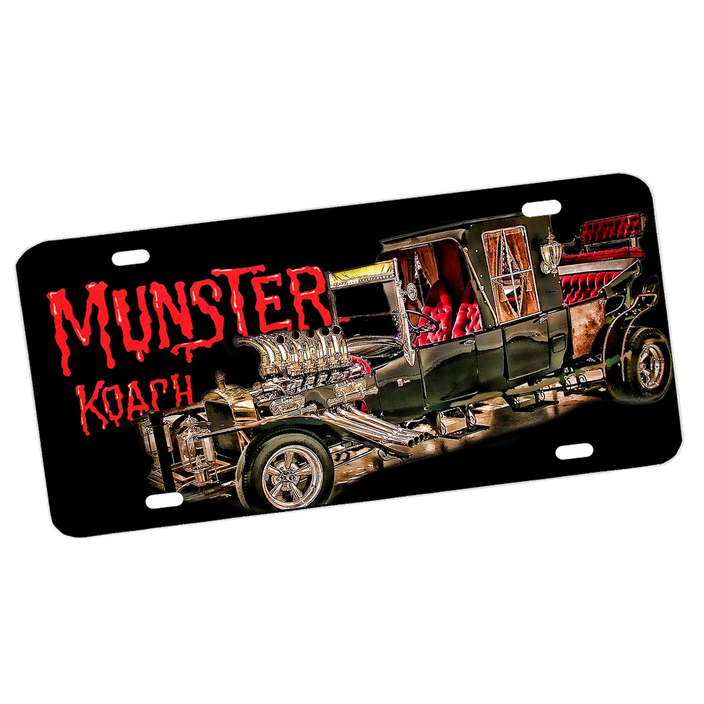 LP-244 Munsters Koach WEB License Plate