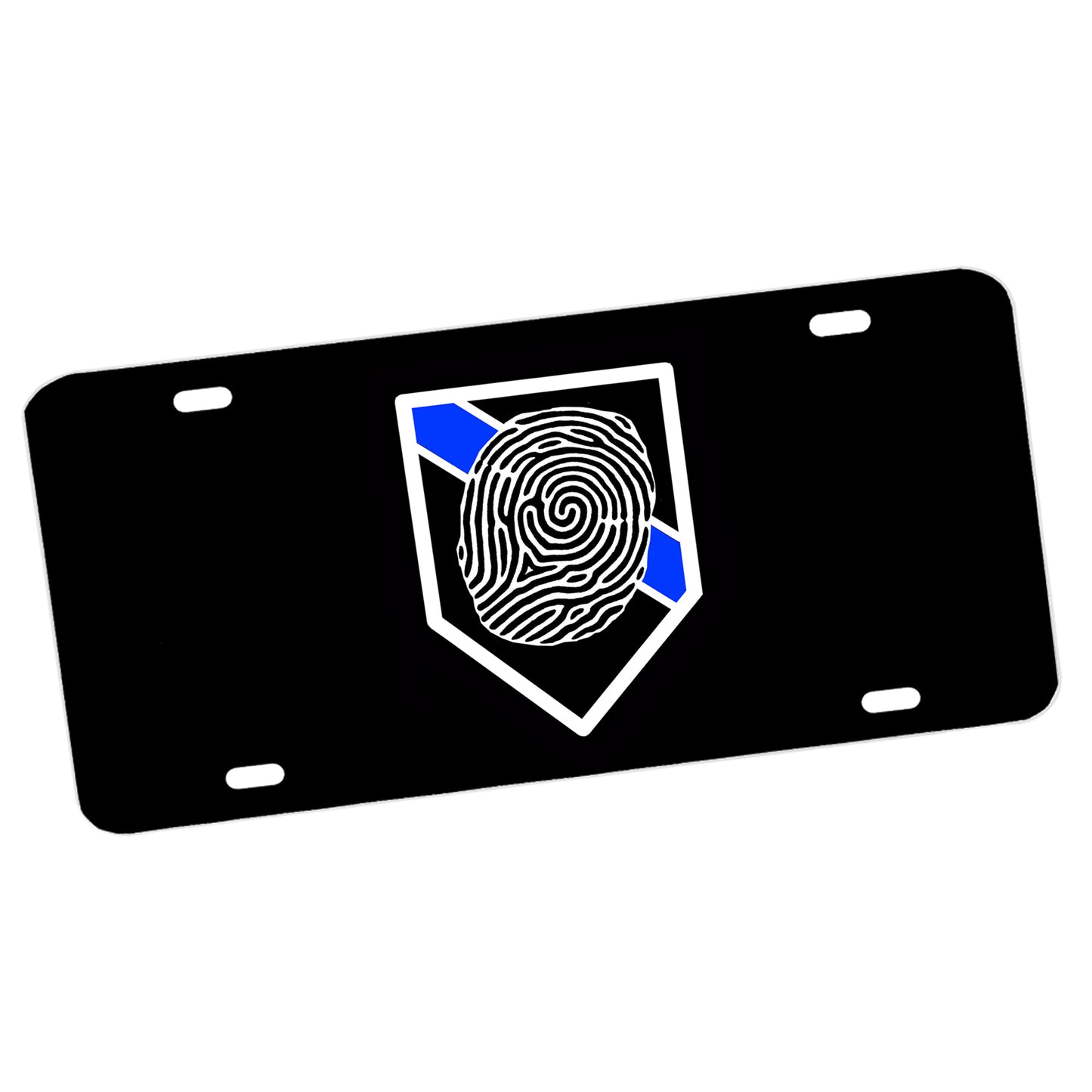 LP-208 CSI Crime Scene Investigator Fingerprint License Plate