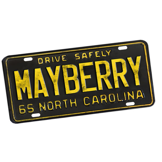 LP-1308-1965 License Plate - MC 1965 Mayberry