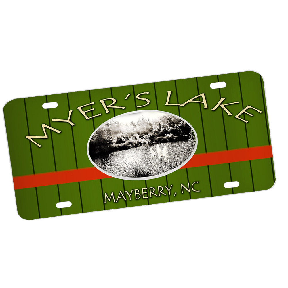 LP-1312 License Plate - Myers lake