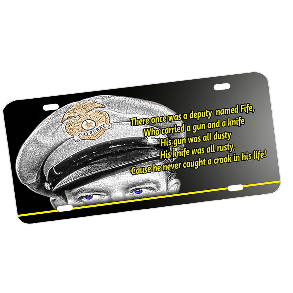 LP-294 License Plate - Mayberry NC A Deputy Named Fife