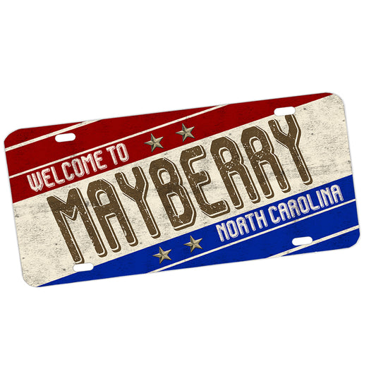 LP-3405 License Plate - Welcome To Mayberry North Carolina