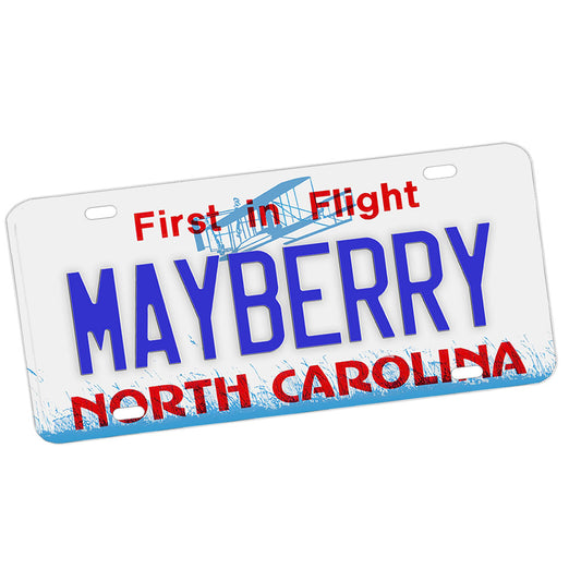 LP-795-1 License Plate - Mayberry North Carolina First In Flight