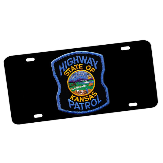 LP-267 Police Kansas Patrol WEB License Plate