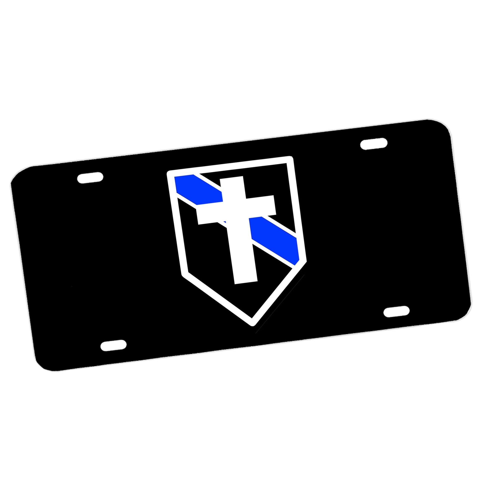 LP-187 Blue Cross Shield Design License Plate