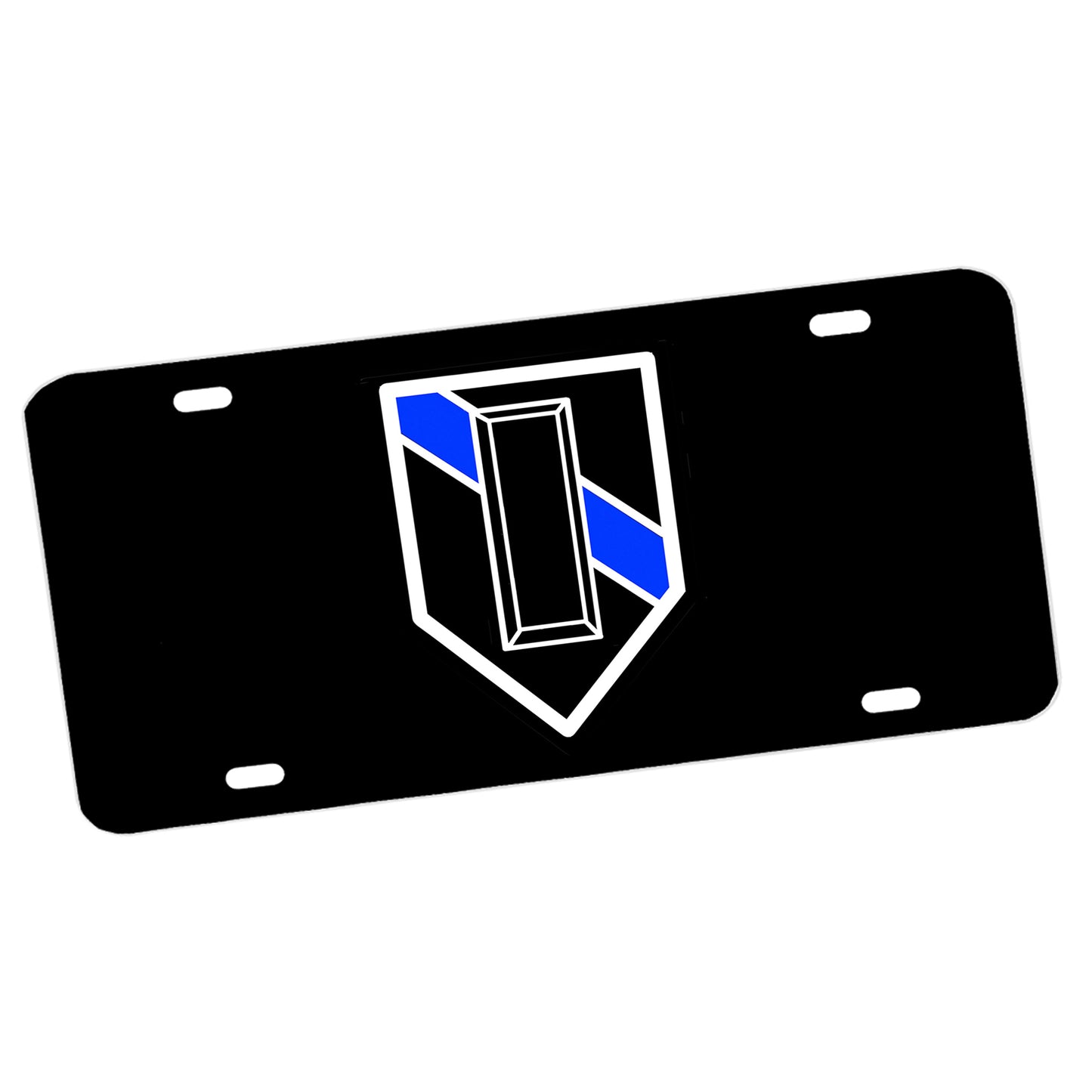 LP-182 Thin Blue Line Lieutenant License Plate