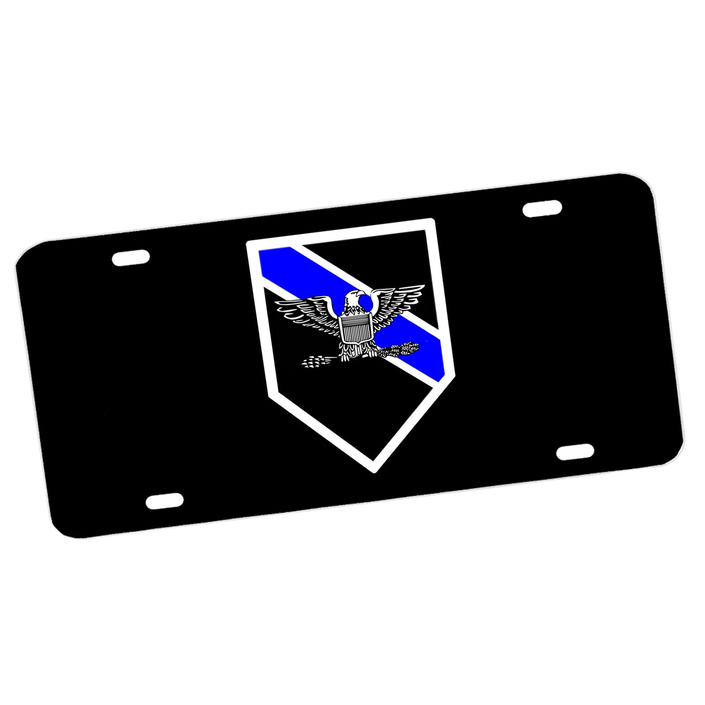 LP-180 Thin Blue Line Chief Sheriff License Plate