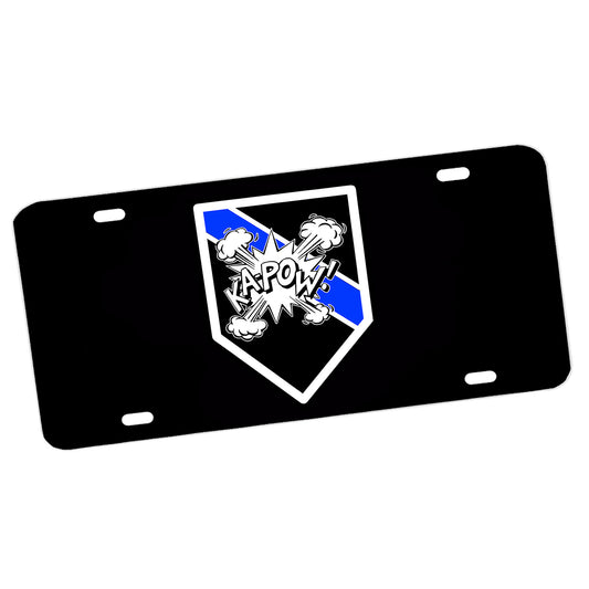 LP-167 Ka Boom Bomb Graphic License Plate