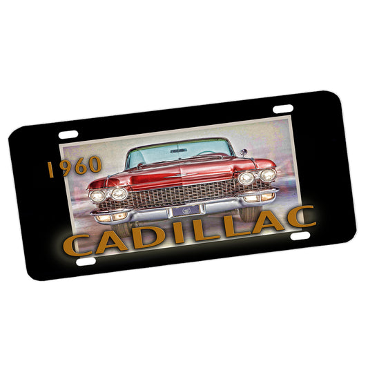 LP-140 1960 Cadillac Angle WEB License Plate