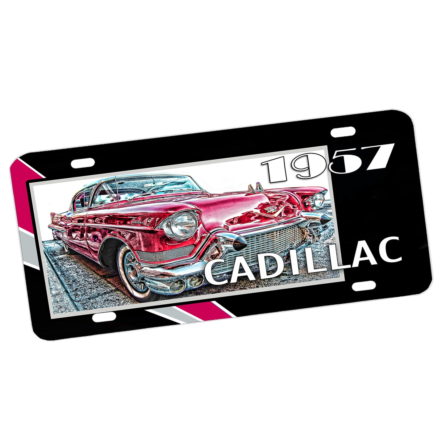 LP-139 Vintage 1957 Cadillac License Plate