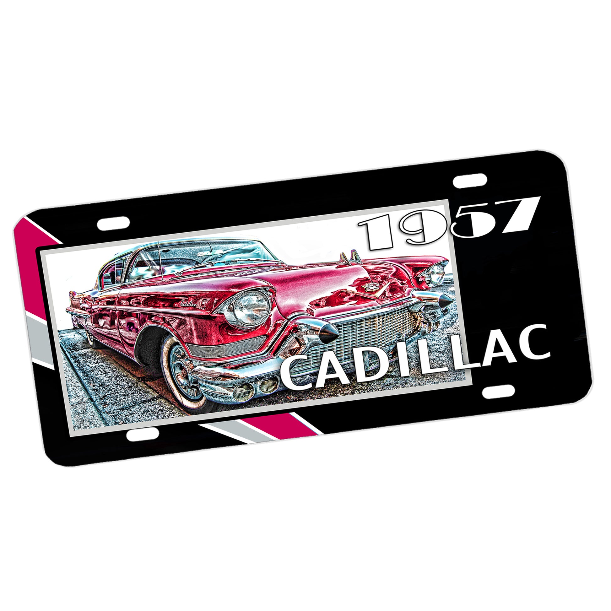 LP-139 Vintage 1957 Cadillac License Plate