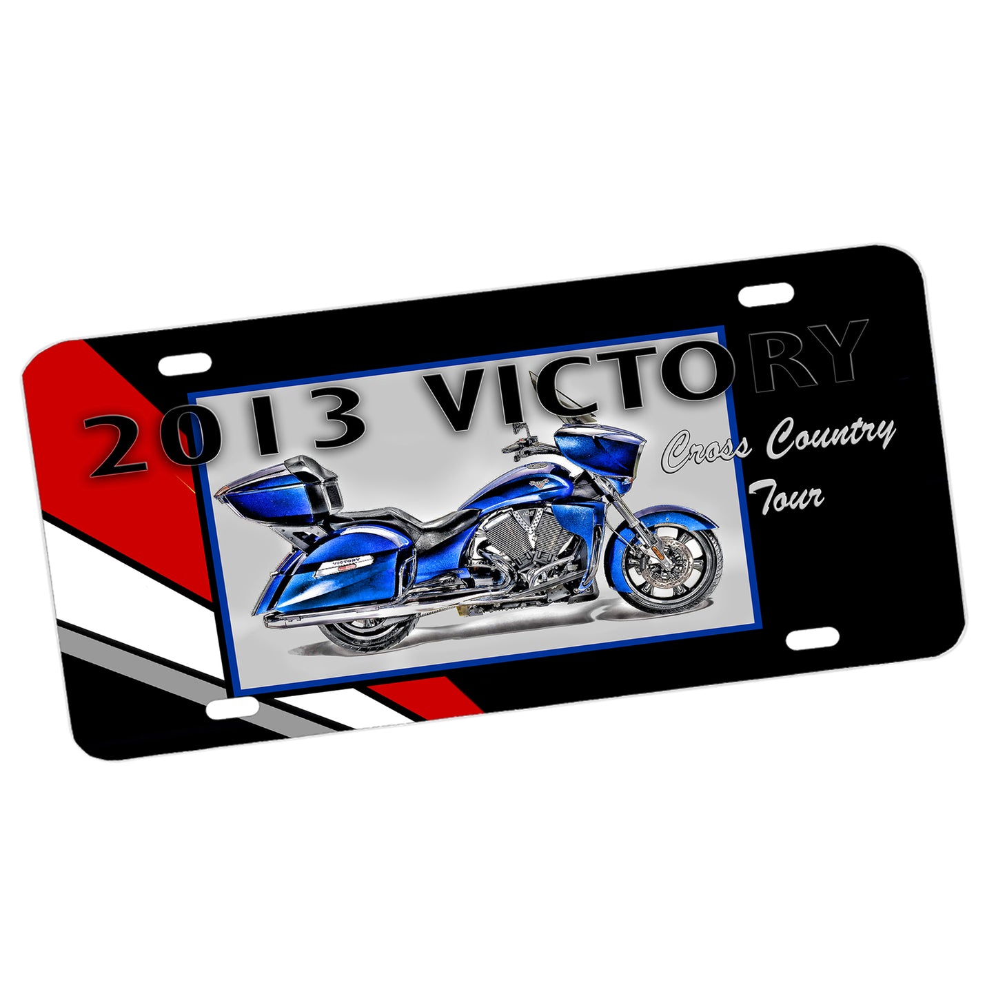 LP-138 2013 Victory Motorcycle Cross Country Tour License Plate