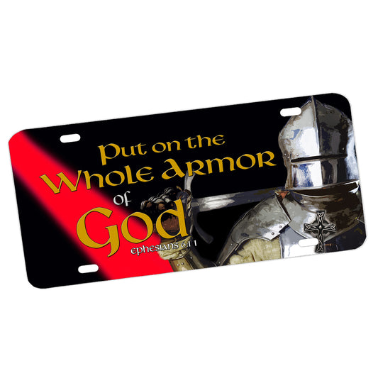 LP-109 Fire Armor of God License Plate